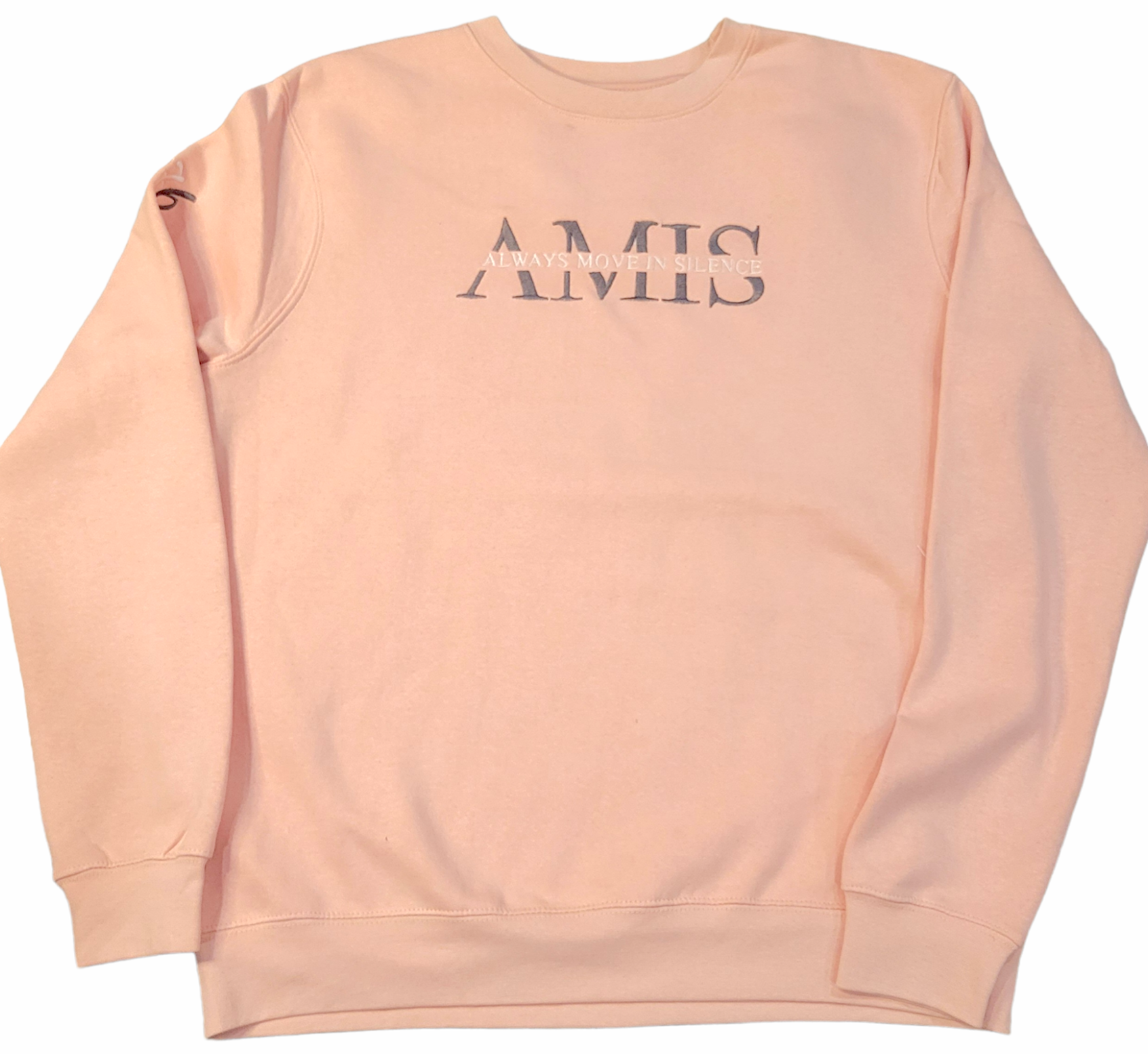 SIGNATURE CREW NECK SWEATSHIRT (POWDER PINK) LIMITED EDITION